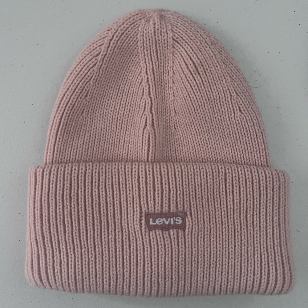 Levi's Pink Knit Beanie